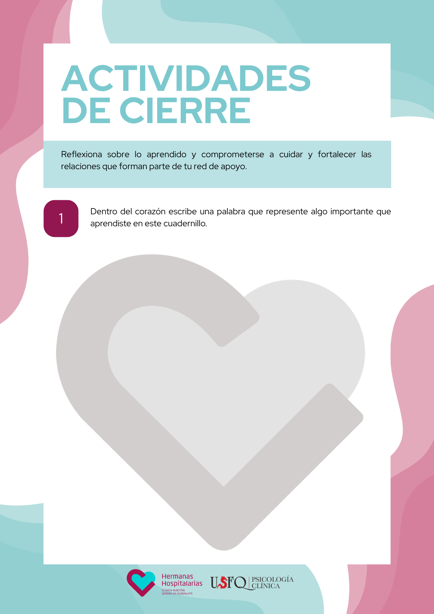 Actividad de cierre